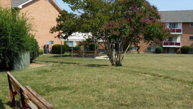 Landscaped grounds at Bowers Holiday Village